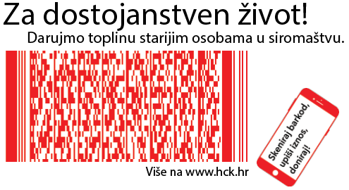 Skenirajte kod i donirajte programu Za dostojanstven život!