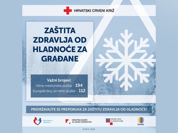 Zaštita zdravlja tijekom razdoblja niskih temperatura