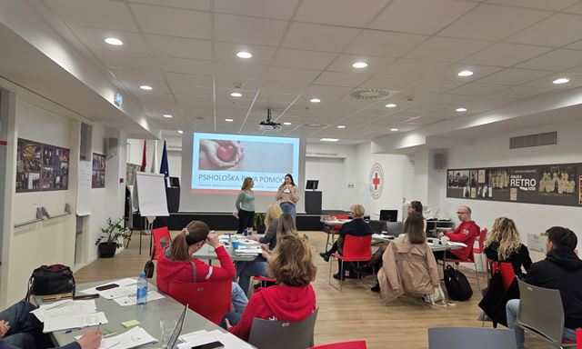 Održan trening za trenere na temu Psihološke prve pomoći